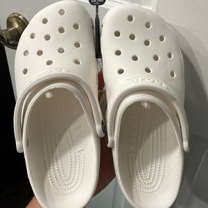 BRAND NEW White Crocs